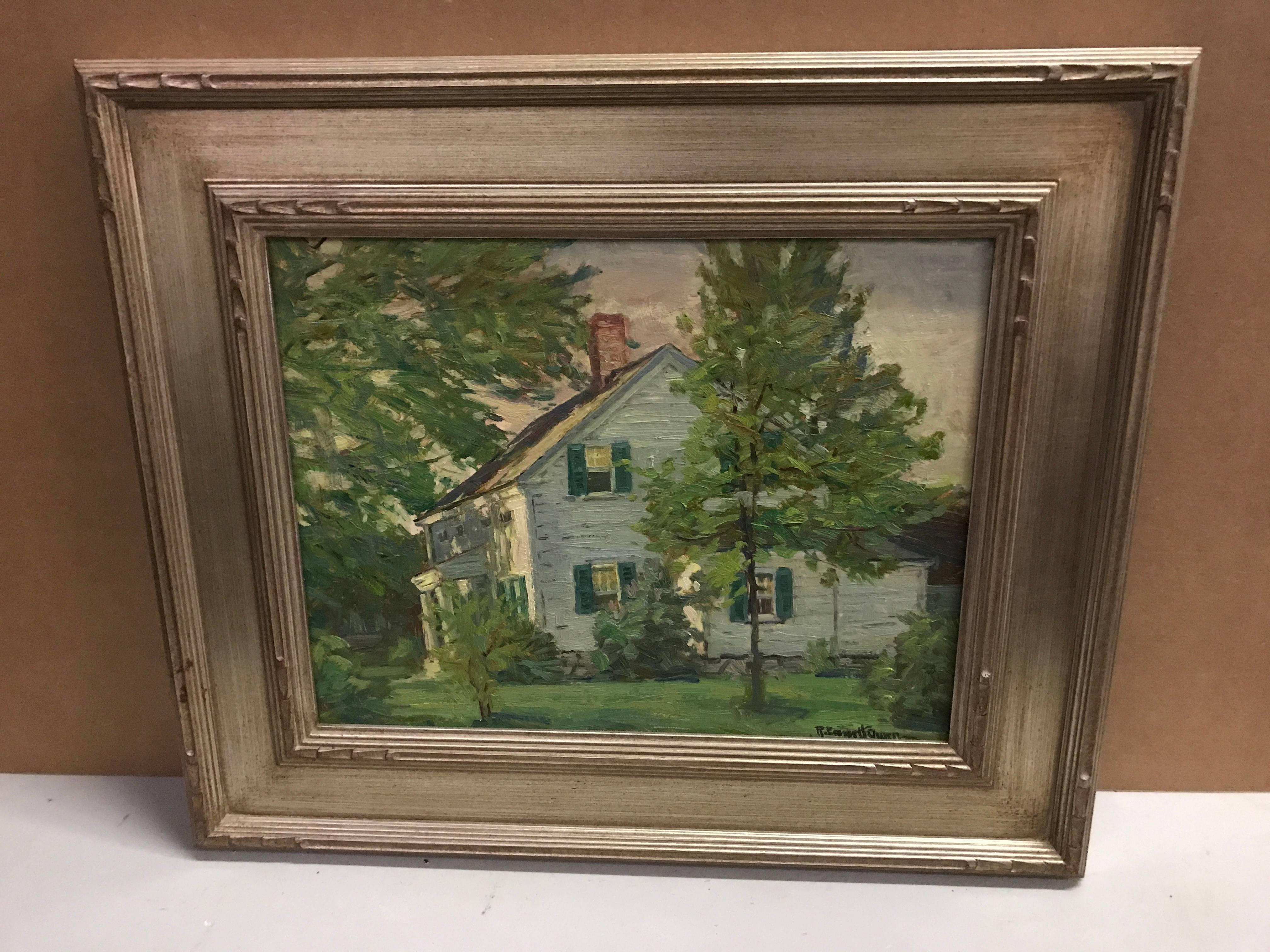 Robert Emmett Owen, Twilight Landscape In Excellent Condition For Sale In Oaks, PA
