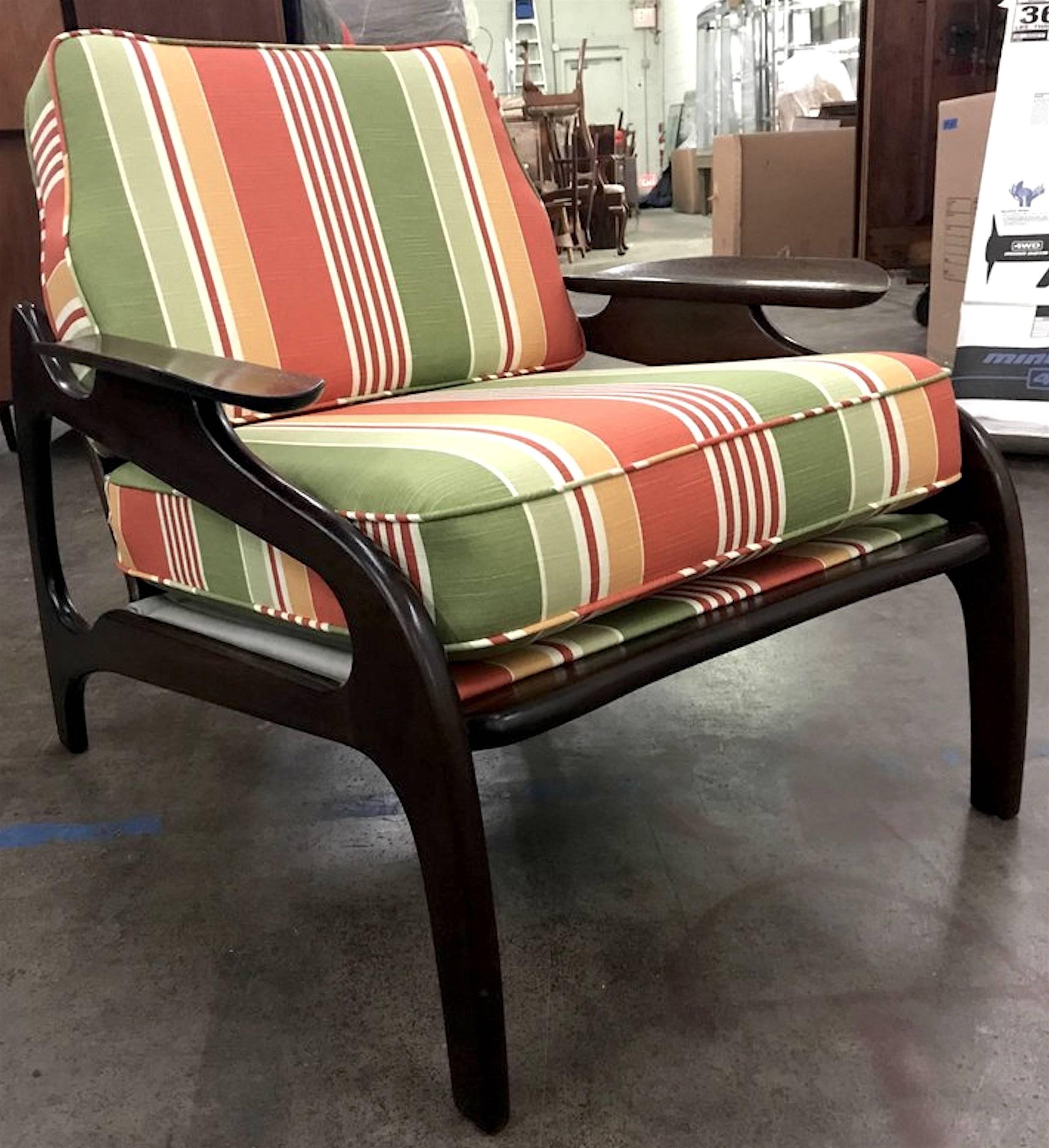American Pair of Lounge Chairs, Model 1209C, by Adrian Pearsall for Craft Associates