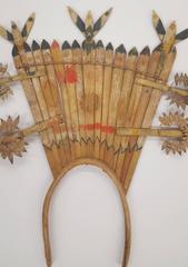 Apache Gahn Mountain Spirit Crown and Dance Wands, circa 1930s
