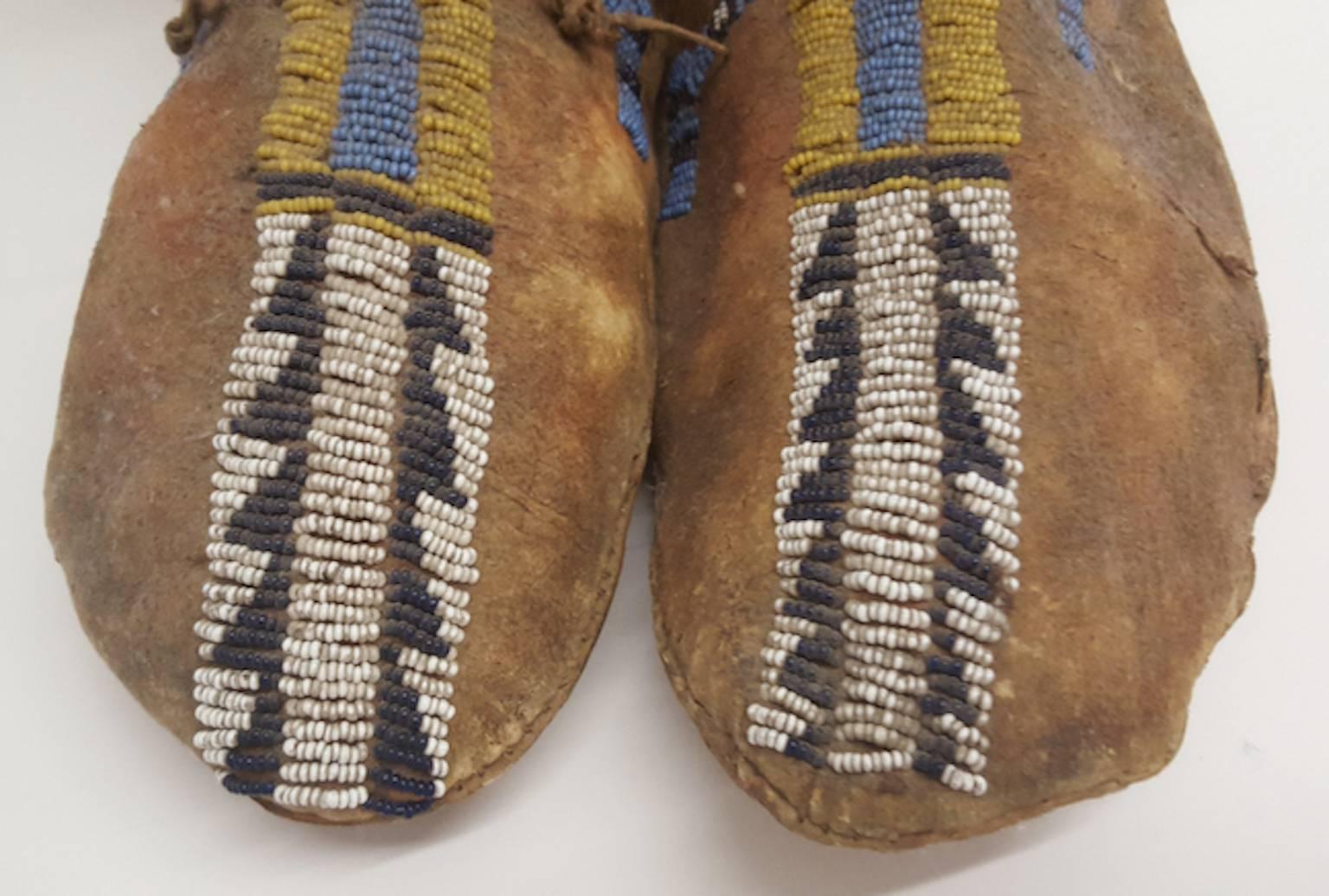 native american beaded moccasins for sale