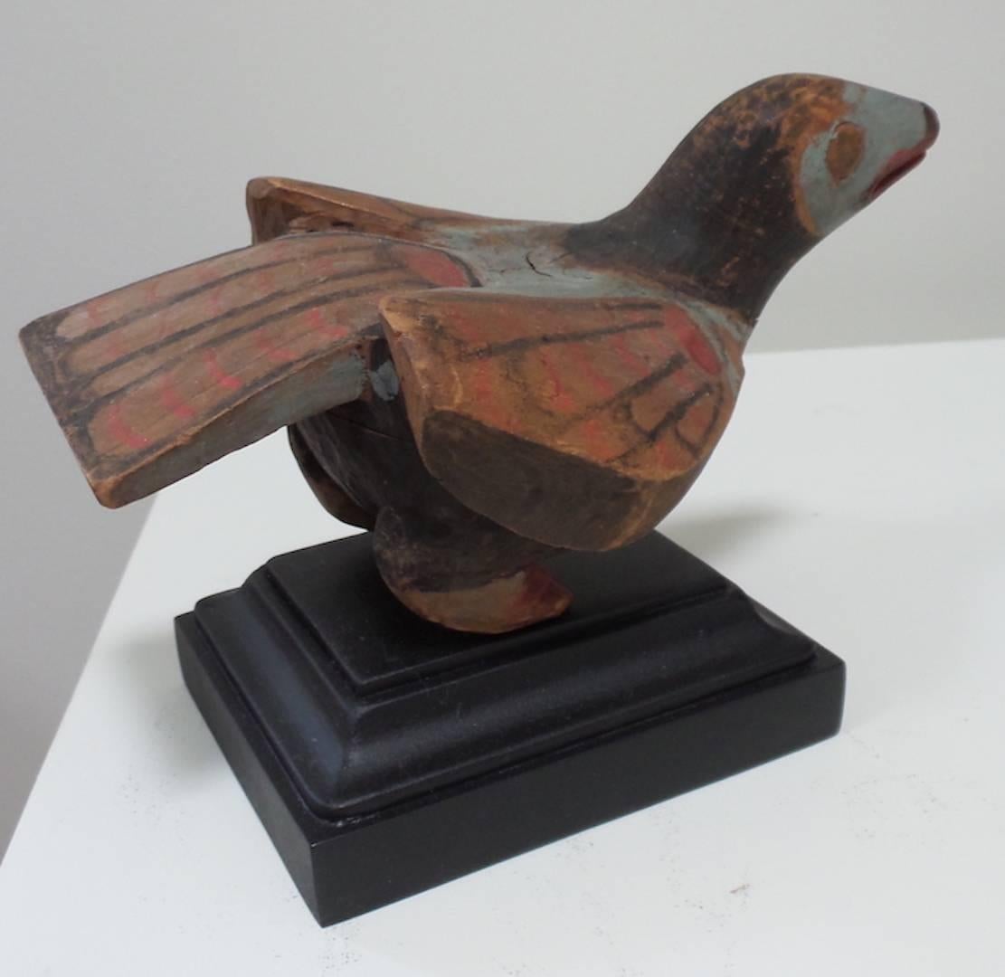 Native American Vintage Northwest Coast Carving, Possibly a Raven Figure