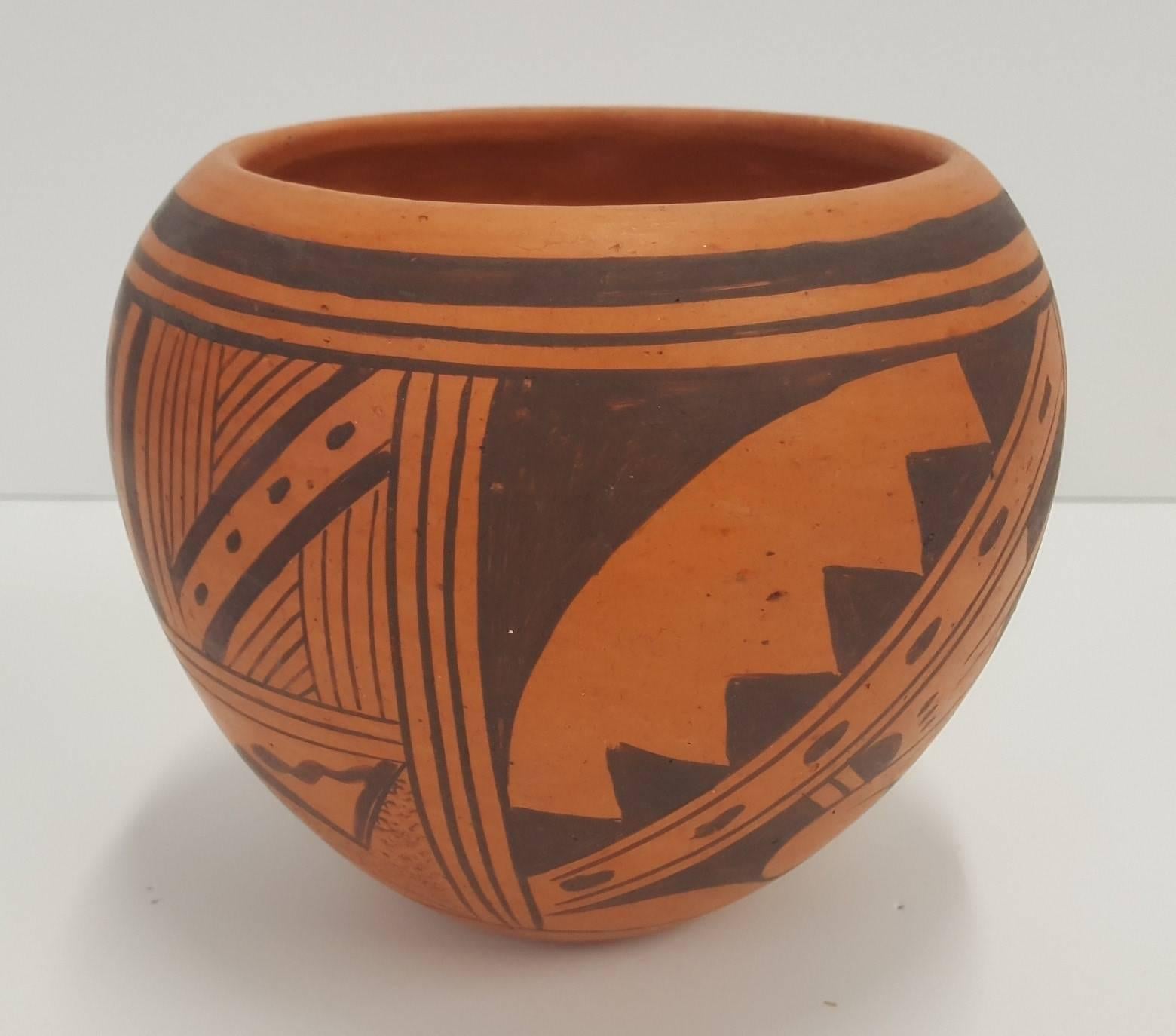 Native American 20th Century Hopi Bowl by Frieda Poleahla