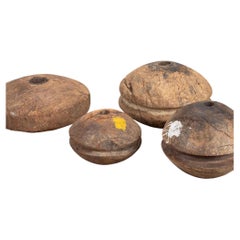 18th Century French Grain Pulley wheels