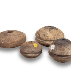 18th Century French Grain Pulley wheels