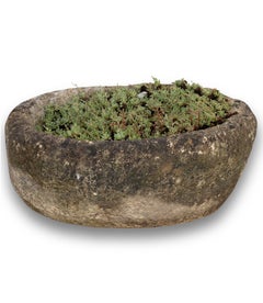 19th Century French Oval Stone Planter