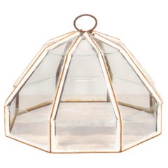 19th Century French Glass and Iron Garden Cloche