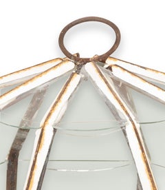 19th Century French Glass and Iron Garden Cloche