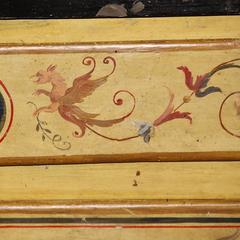 Elegant Pair of 18th Century Neoclassical Luccan Louis XVI Polychrome Commode