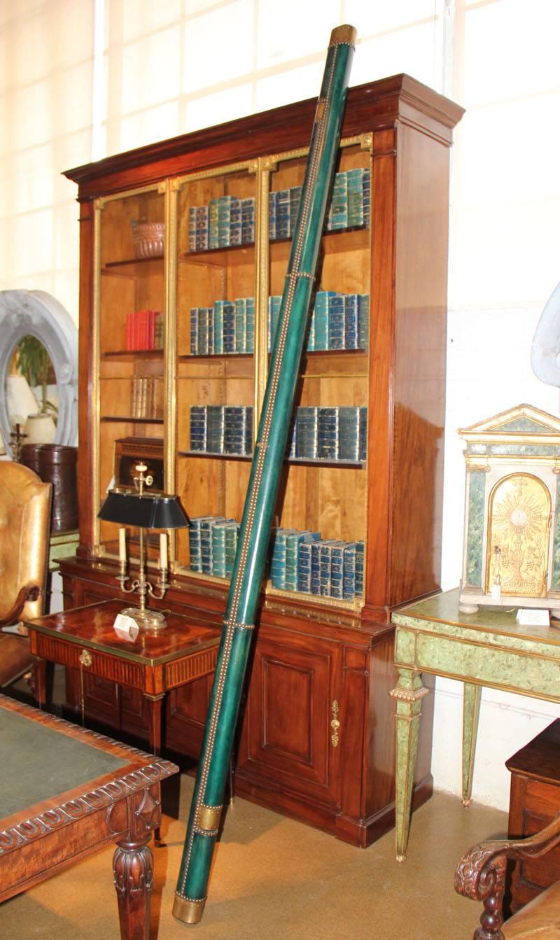 C. Mariani Custom Mahogany Folding Library Ladder in the English Taste 2