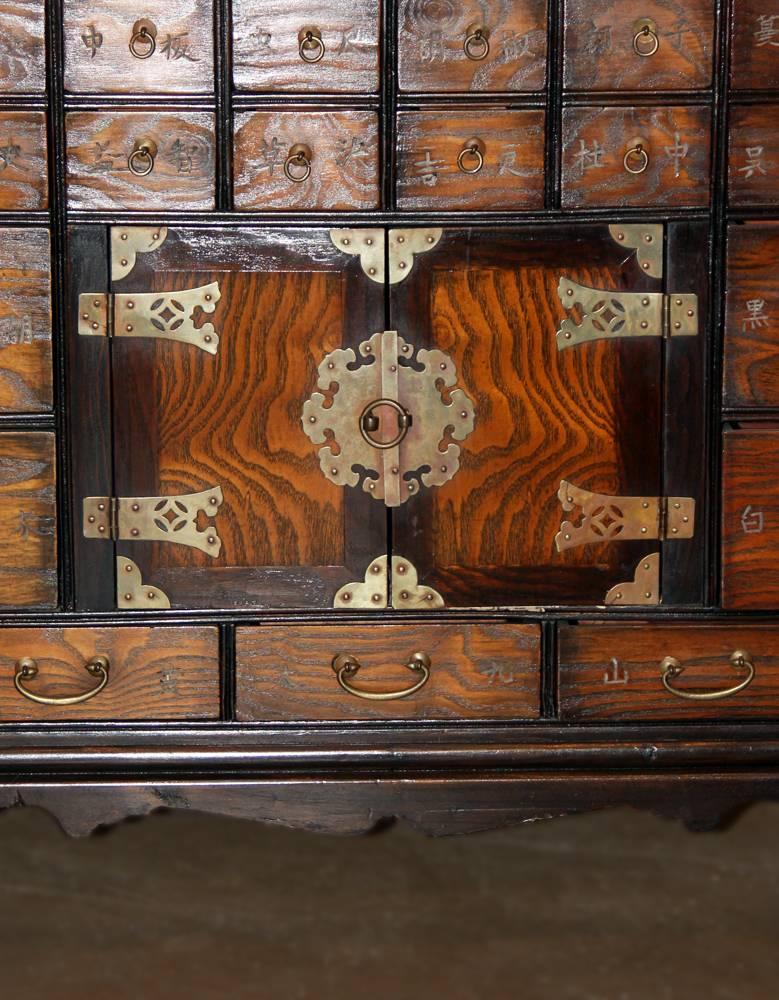 19th Century Korean Rosewood Apothecary Chest For Sale 3