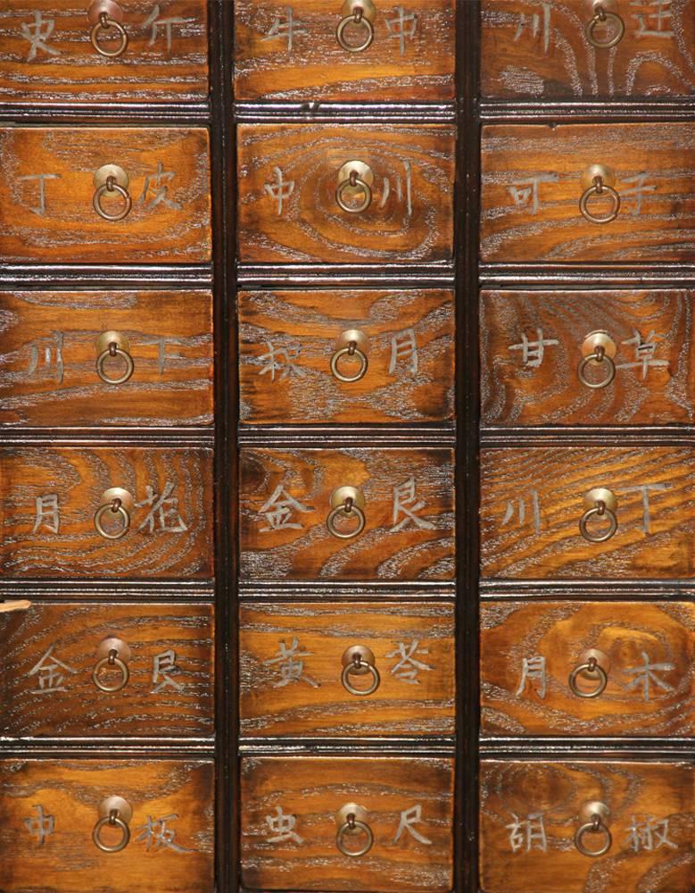 19th Century Korean Rosewood Apothecary Chest For Sale 1