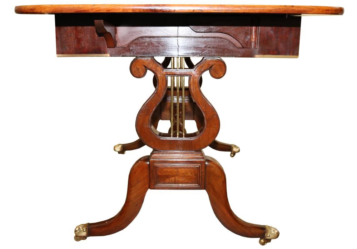 Great Britain (UK) 19th Century English Regency Mahogany Sofa Table For Sale