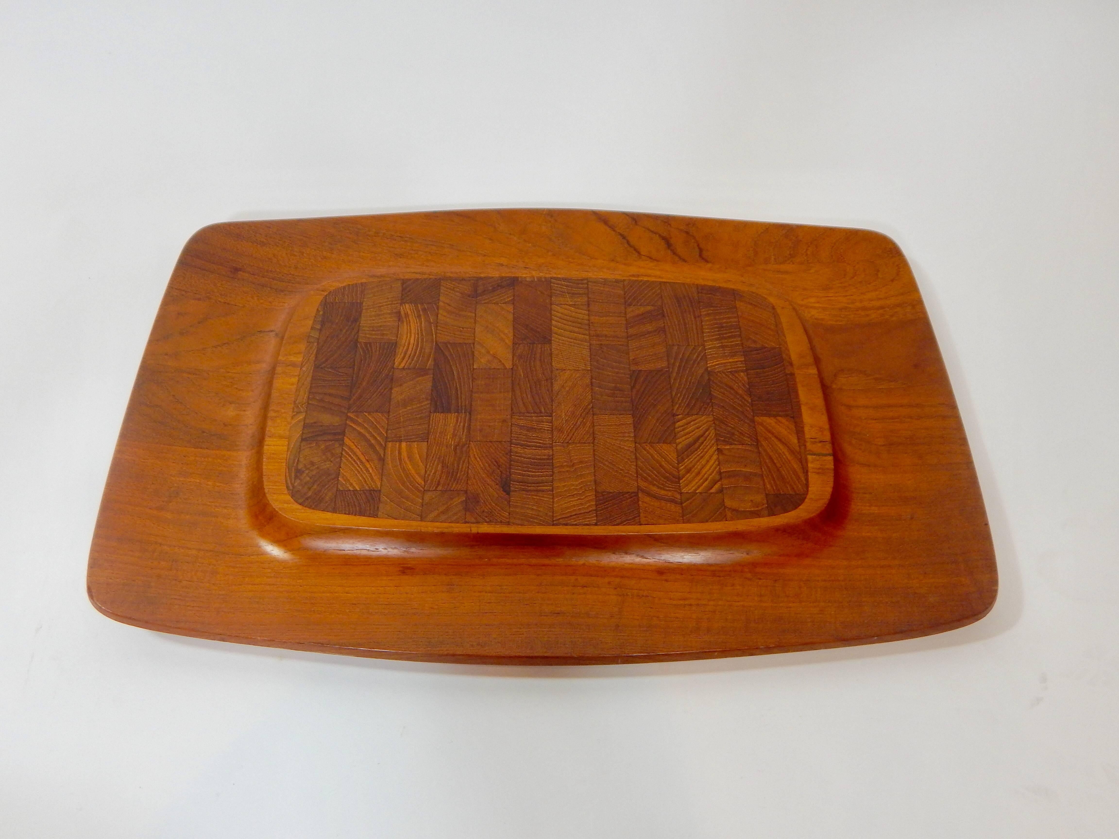 Midcentury teak serving tray designed by Jens Quistgaard / JHQ for Dansk.
Perfect for Charcuterie. Markings on bottom.