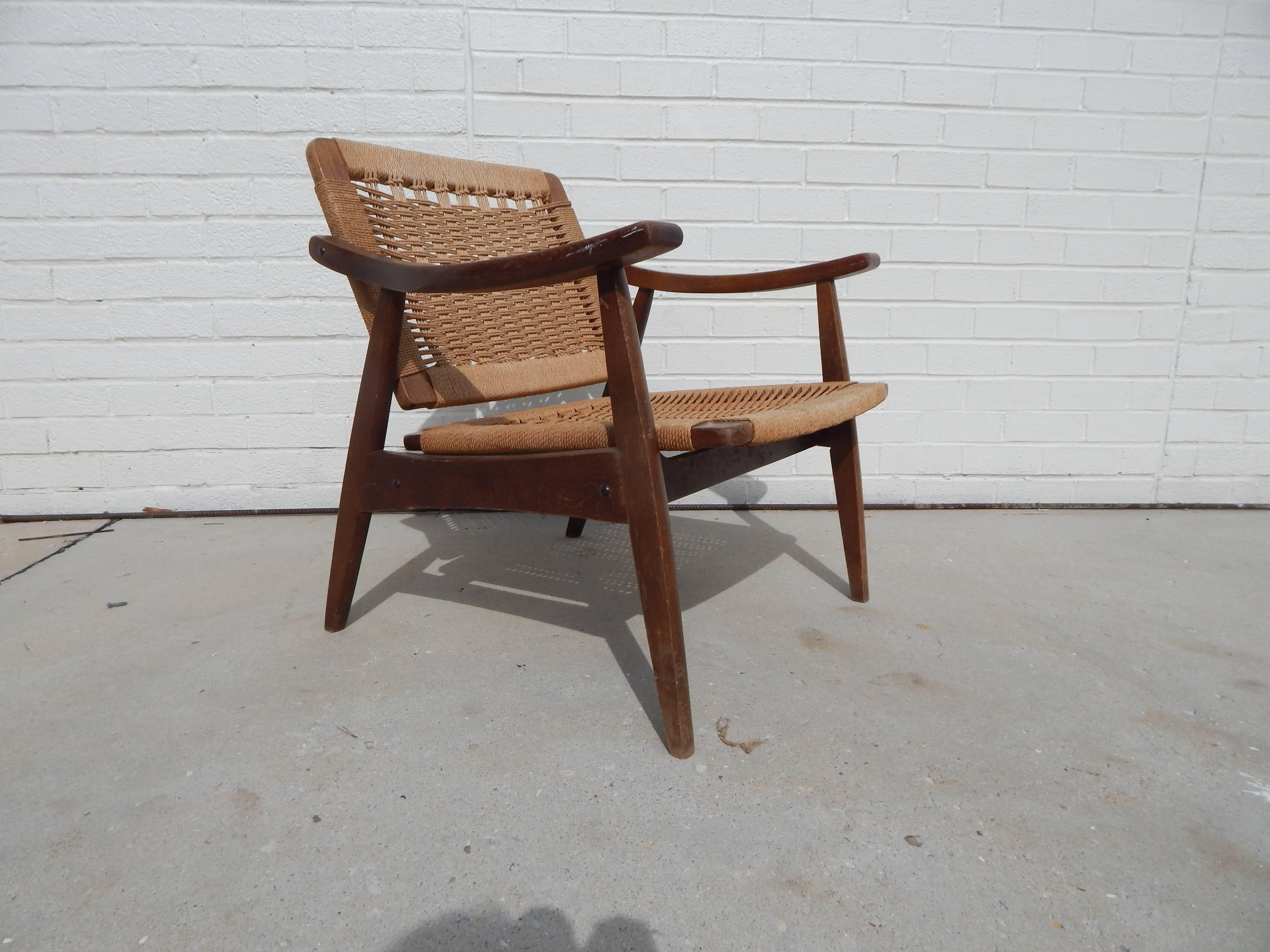 Hans Wegner Style Woven Chair 2