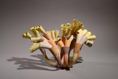 Beate Khun Painted Ceramic Sculpture