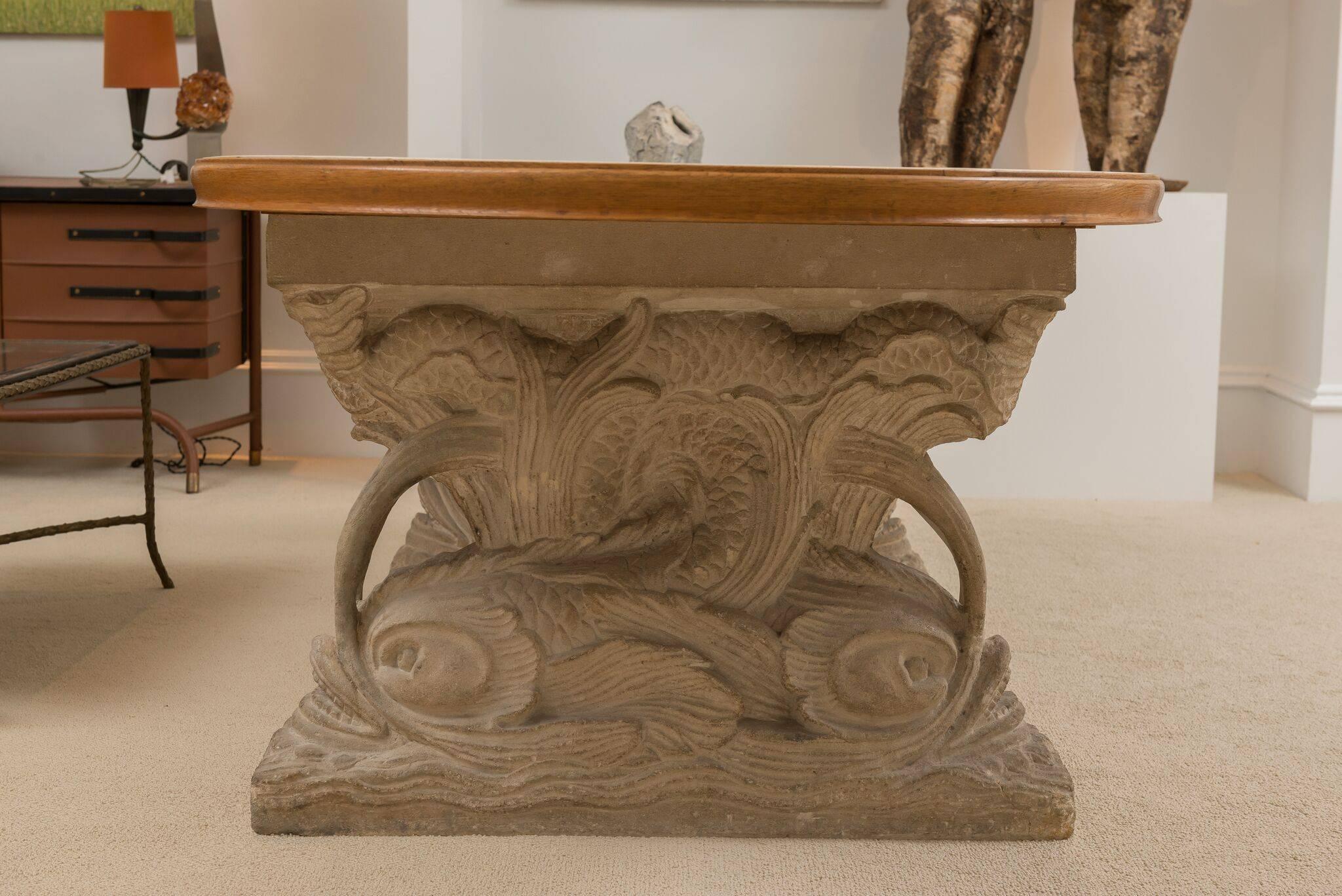Mid-Century Modern Maison Jansen Table For Sale