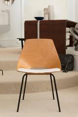 Pierre Guariche Set of Six "Chaise Tonneau"