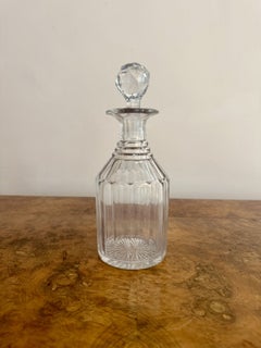 Quality antique Victorian glass decanter