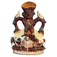Figurine victorienne ancienne de Staffordshire de grande qualité