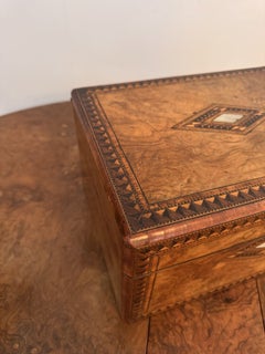 Fantastic quality antique Victorian Tunbridge ware vanity box