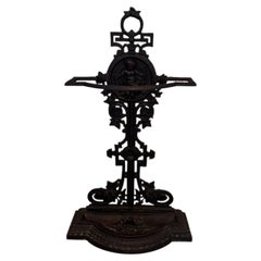 Fantastic quality antique Victorian cast iron umbrella stand