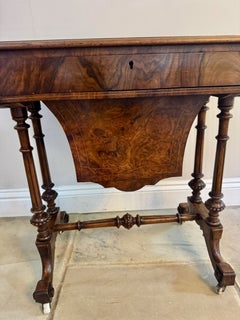Fantastic quality antique Victorian work table