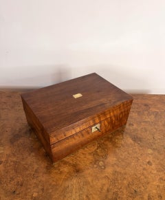 Quality antique Victorian mahogany writing slope