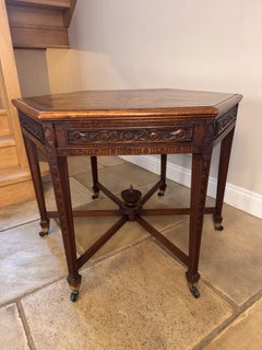 Wonderful quality antique Victorian octagonal centre table