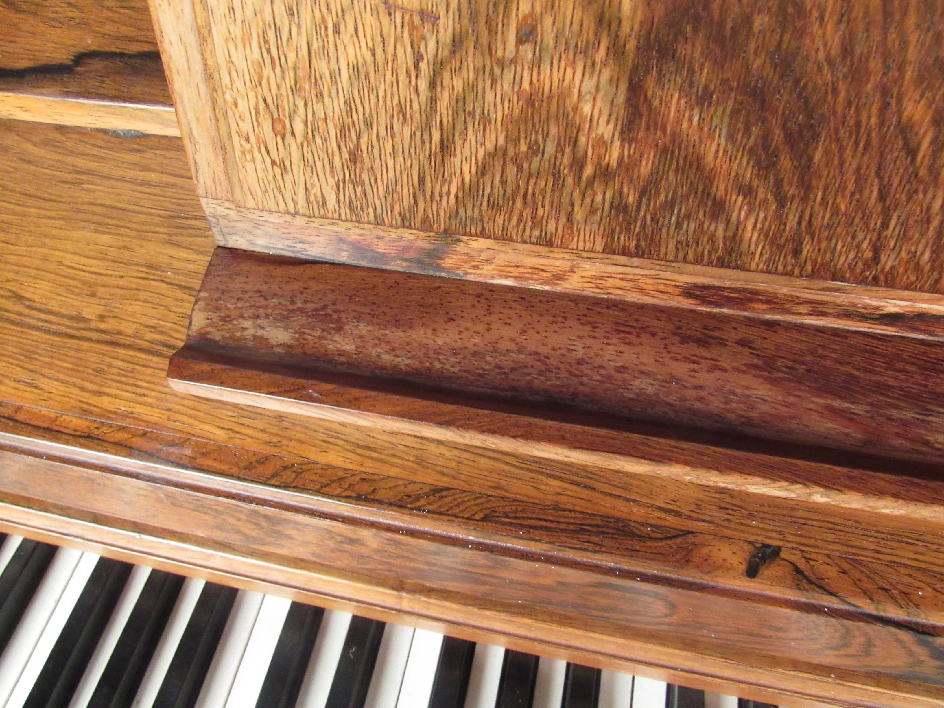 American Exquisite Midcentury Rosewood Piano by Kimball