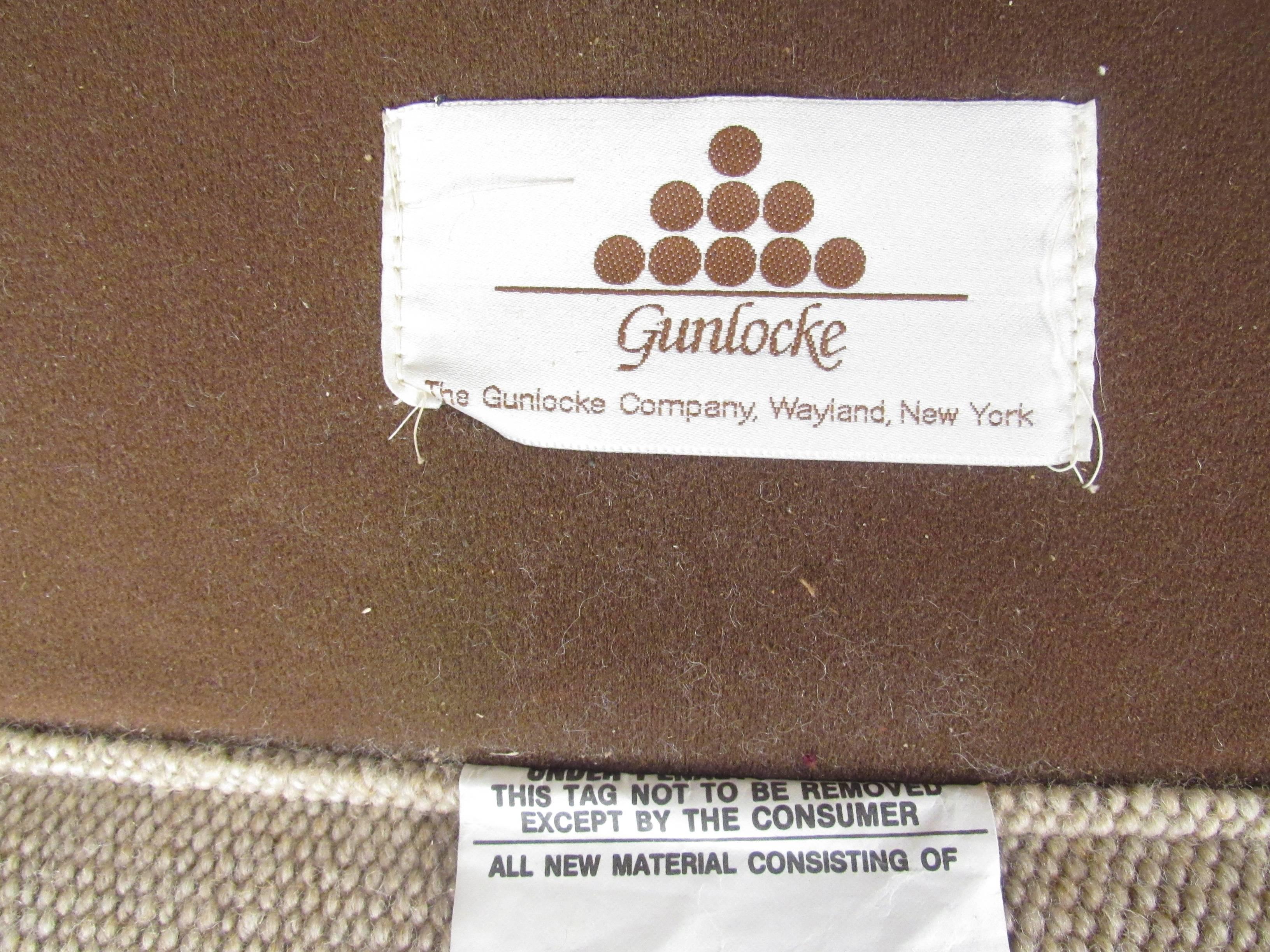 Mid-Century Modern American Walnut Love Seat by Gunlocke 2