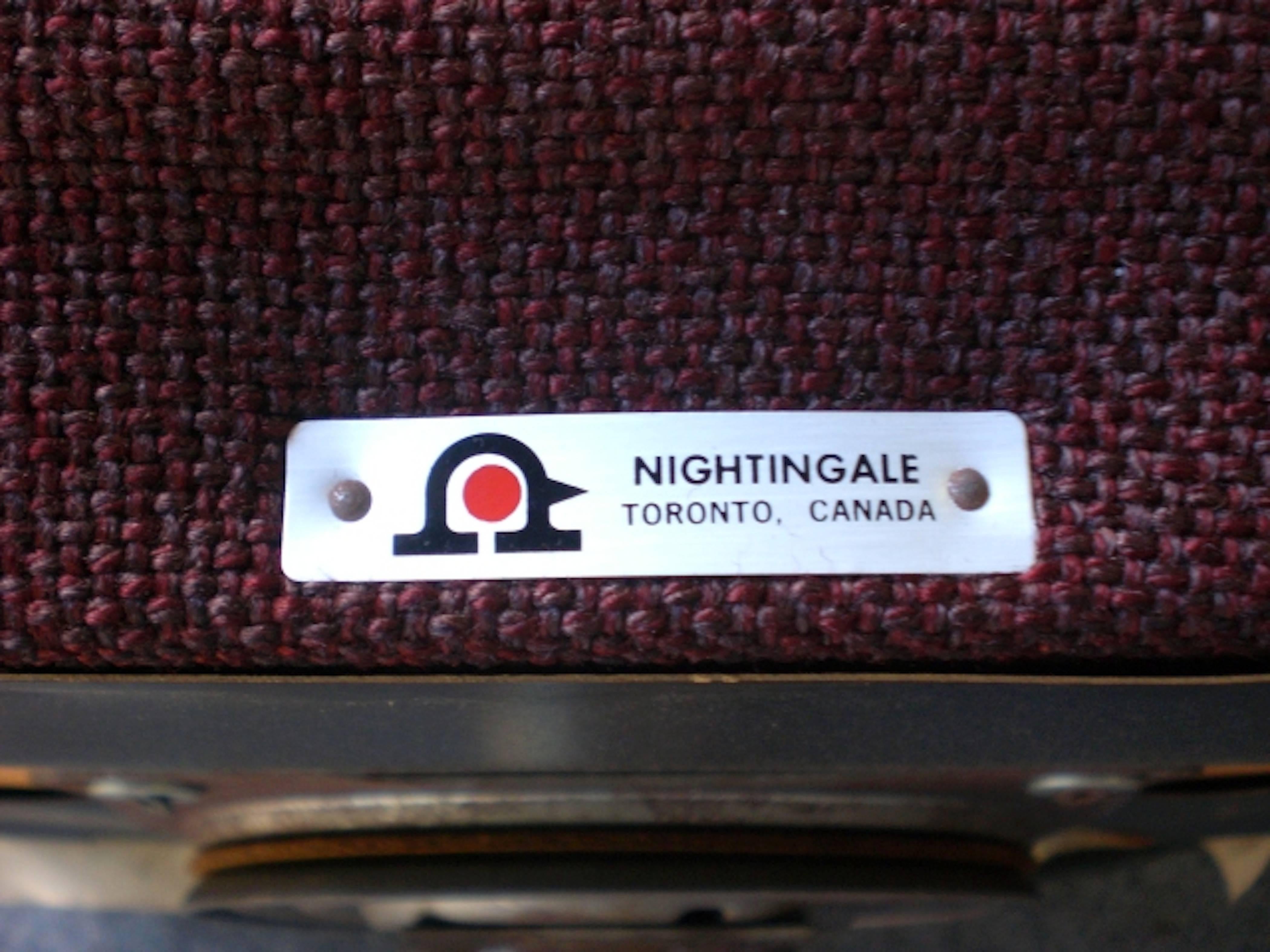 Mid-Century Modern Vintage Modern Office Chair by Nightingale, Single
