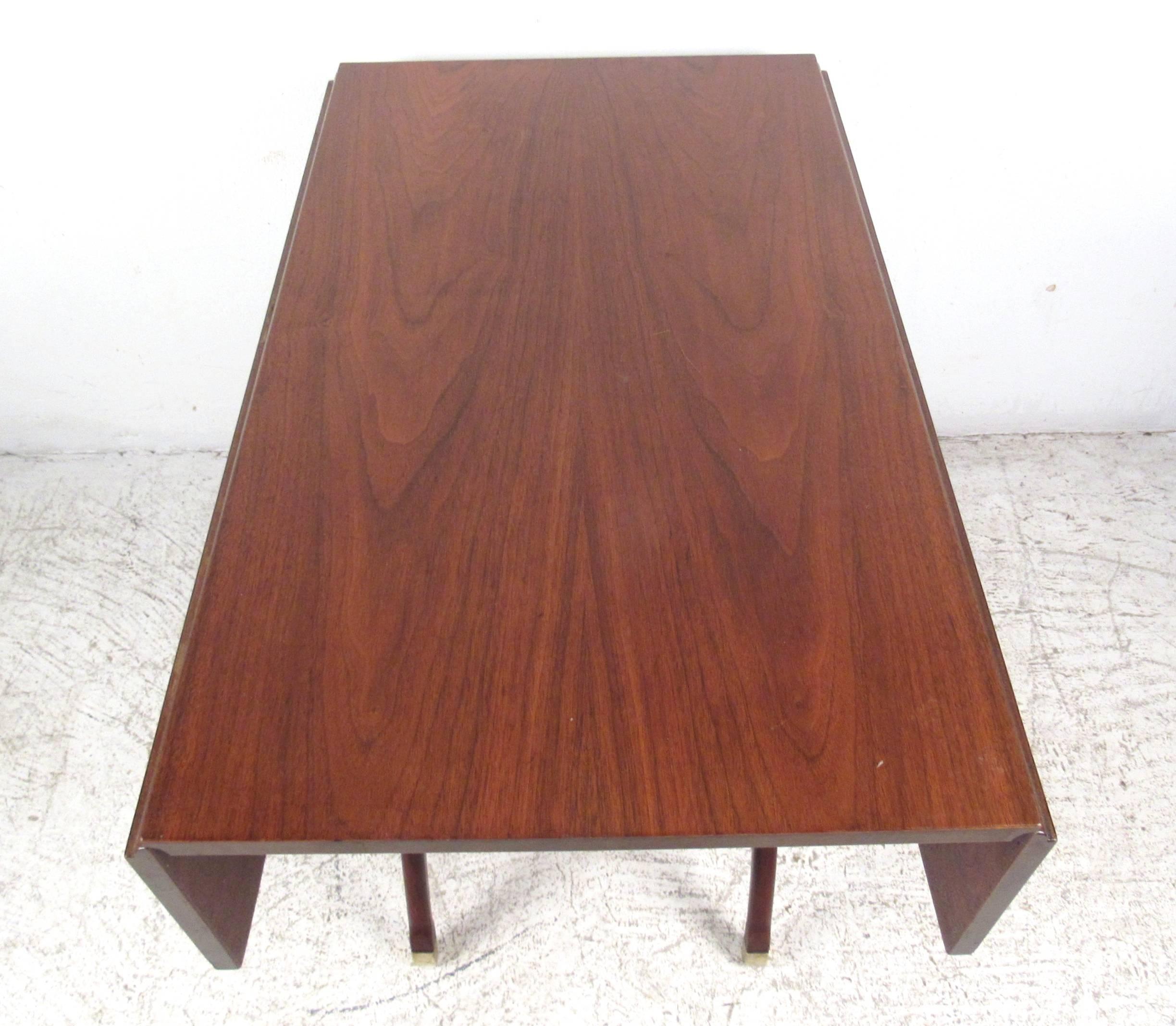 Rare Mid-Century Modern Elevator Drop-leaf Table 4
