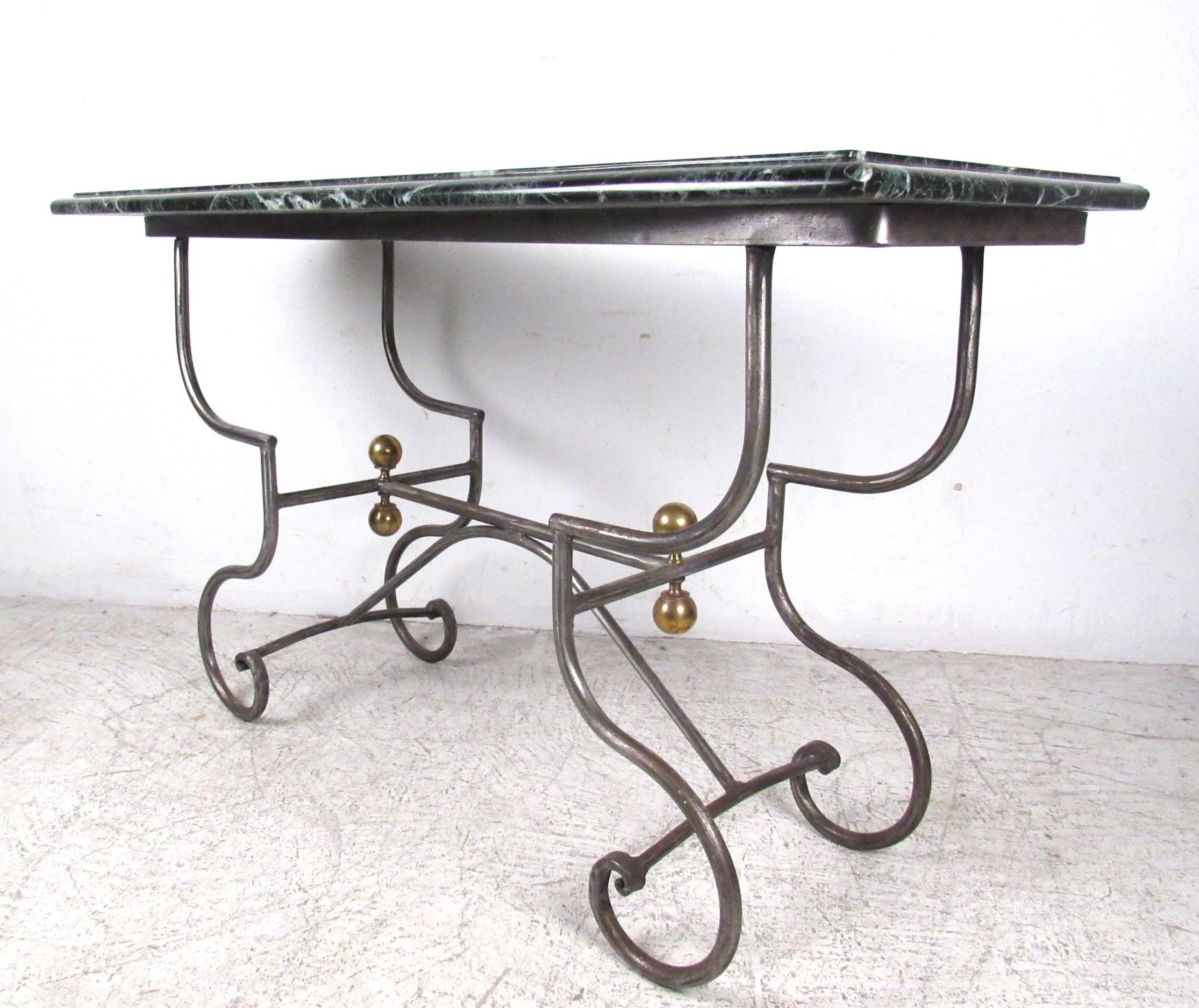 marble top hall table