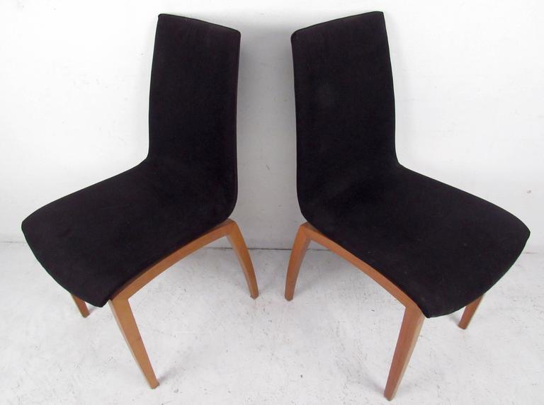 Mid-Century Modern Four Mid-Century Italian Dining Chairs For Sale