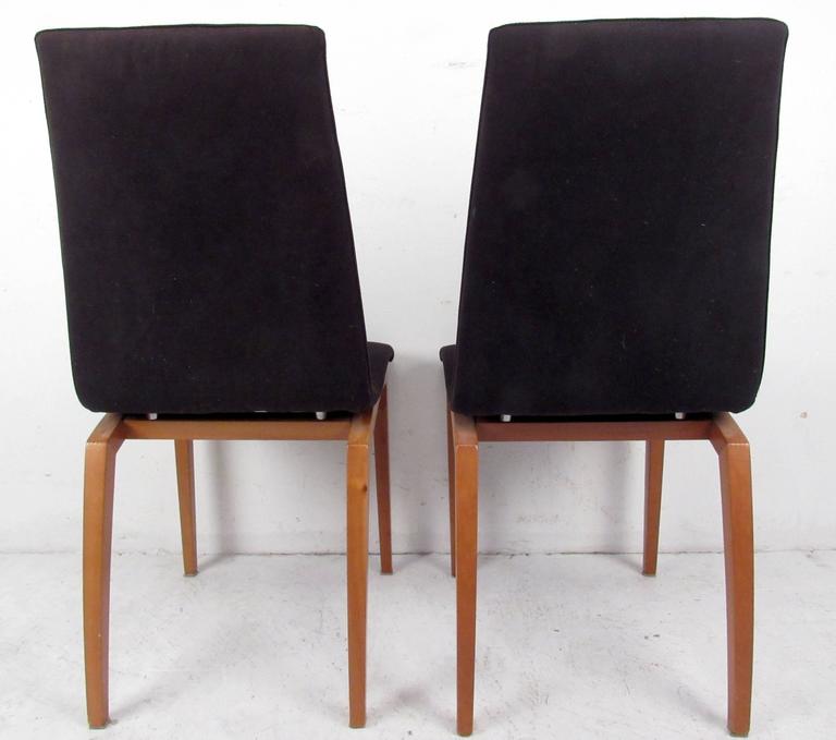 Mid-20th Century Four Mid-Century Italian Dining Chairs For Sale