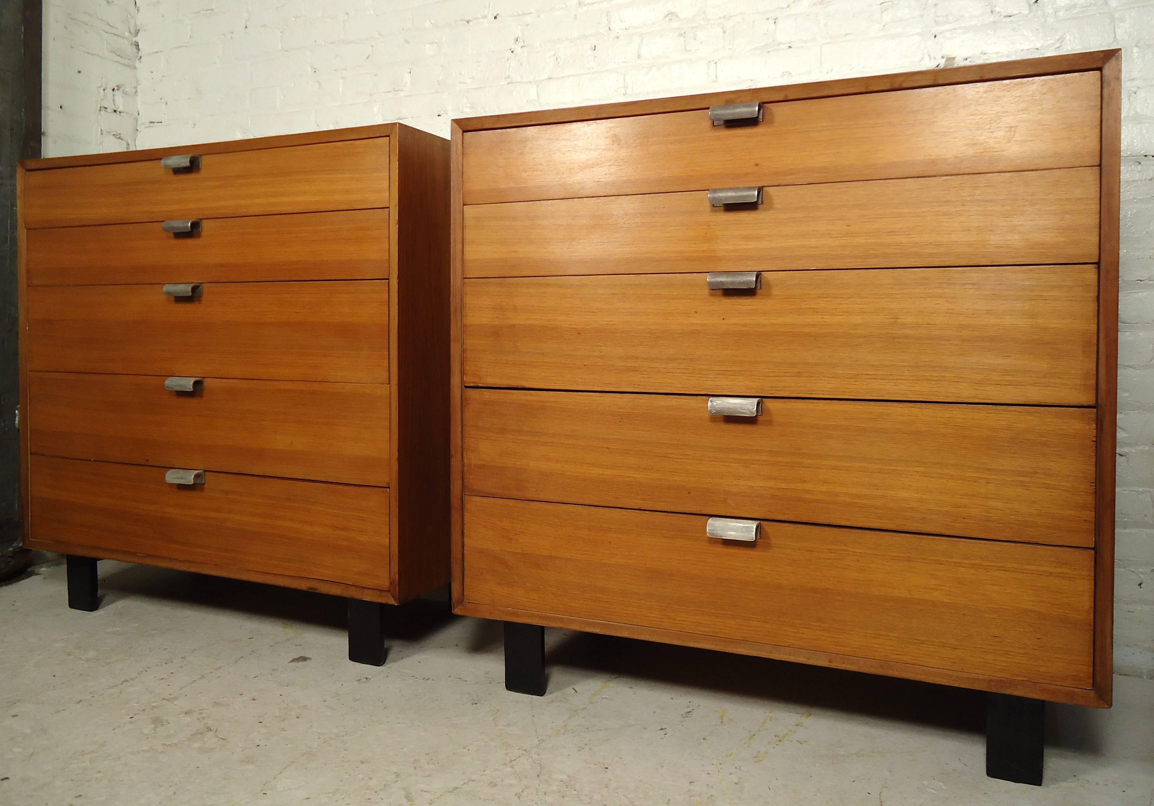 Mid-Century Modern Pair of Mid-Century George Nelson Dressers for Herman Miller