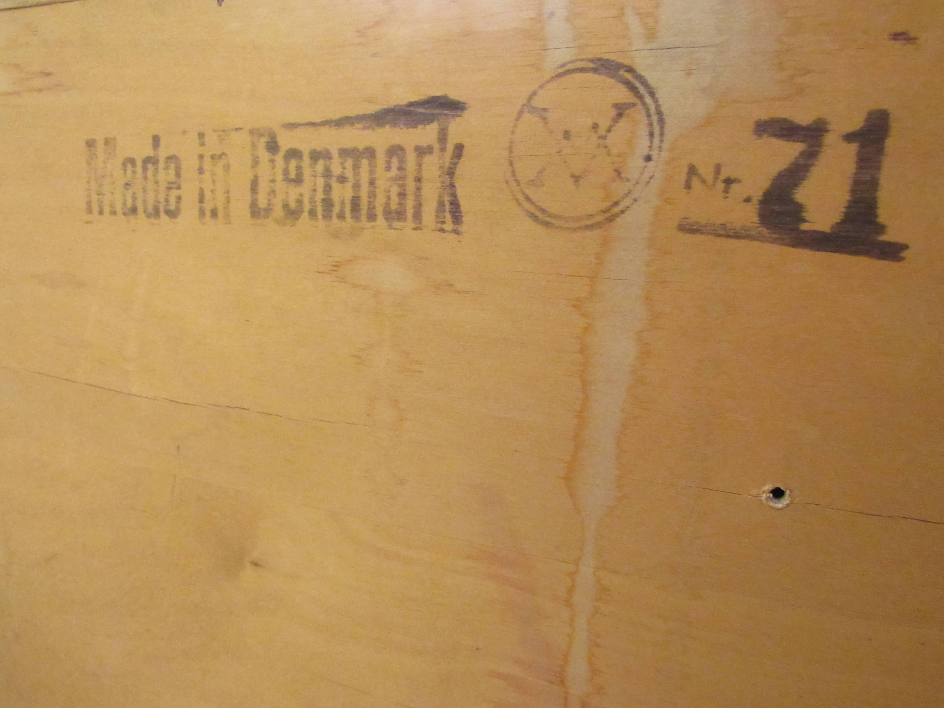 Mid-Century Danish Teak Three-Drawer Dresser 1