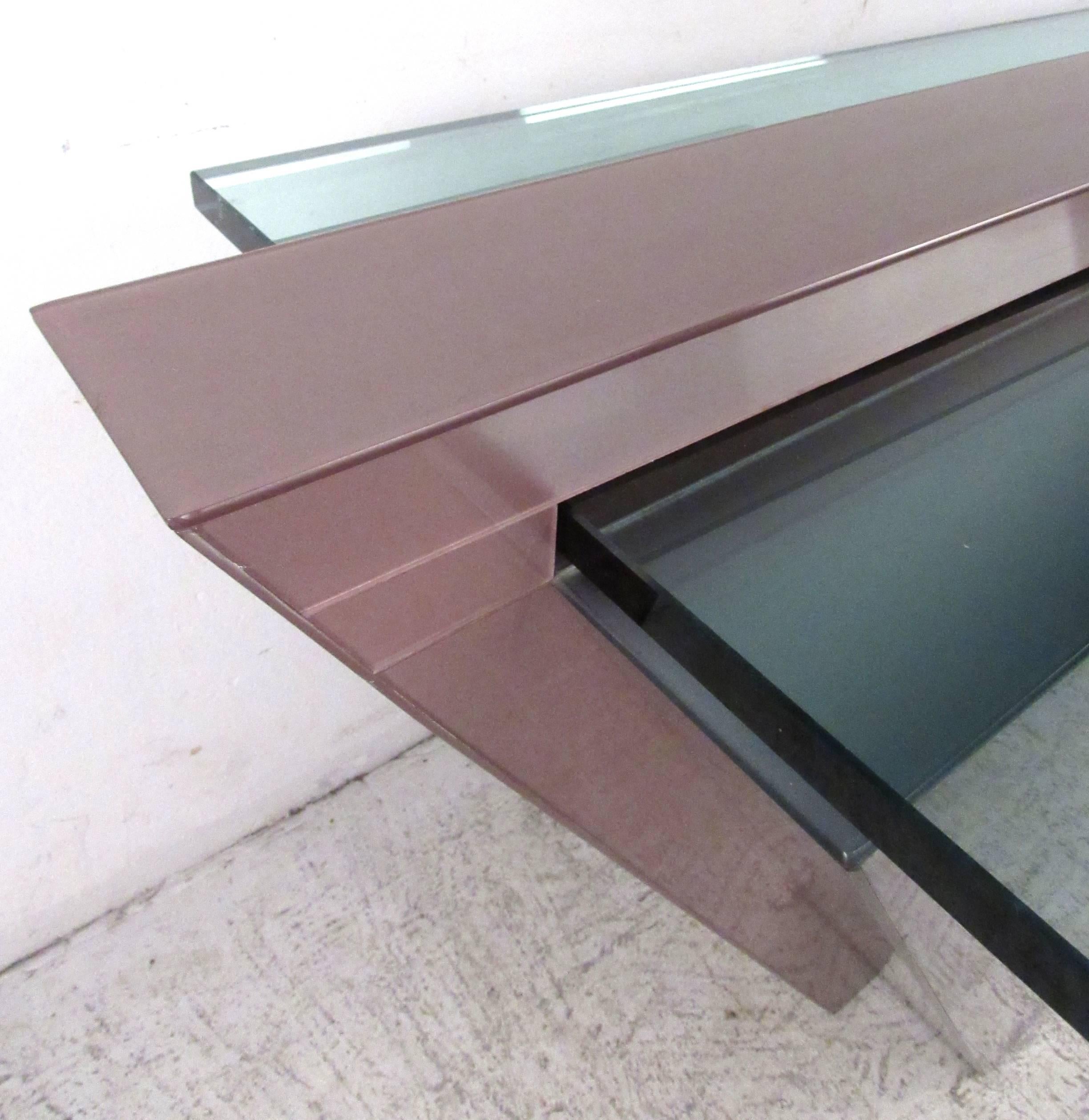 Modernist Cantilever Console Table 2