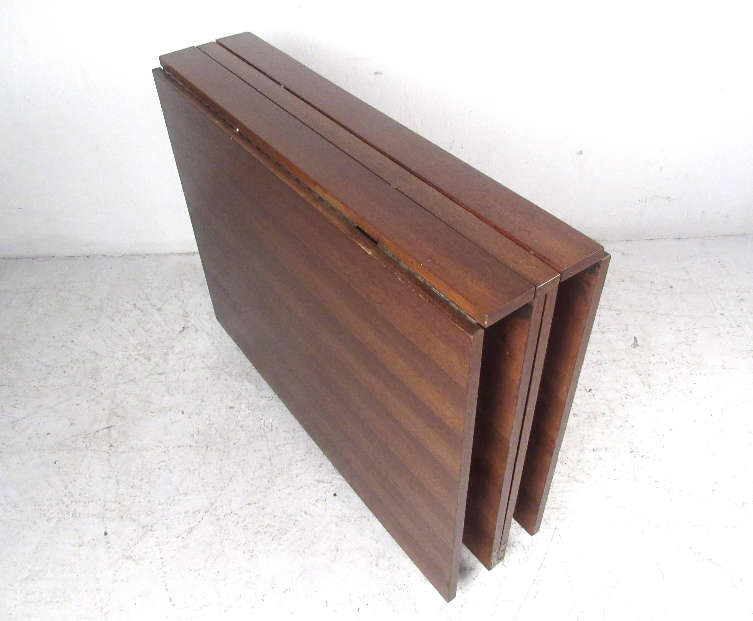 Late 20th Century Bruno Mathsson Style Drop-Leaf Conference Table