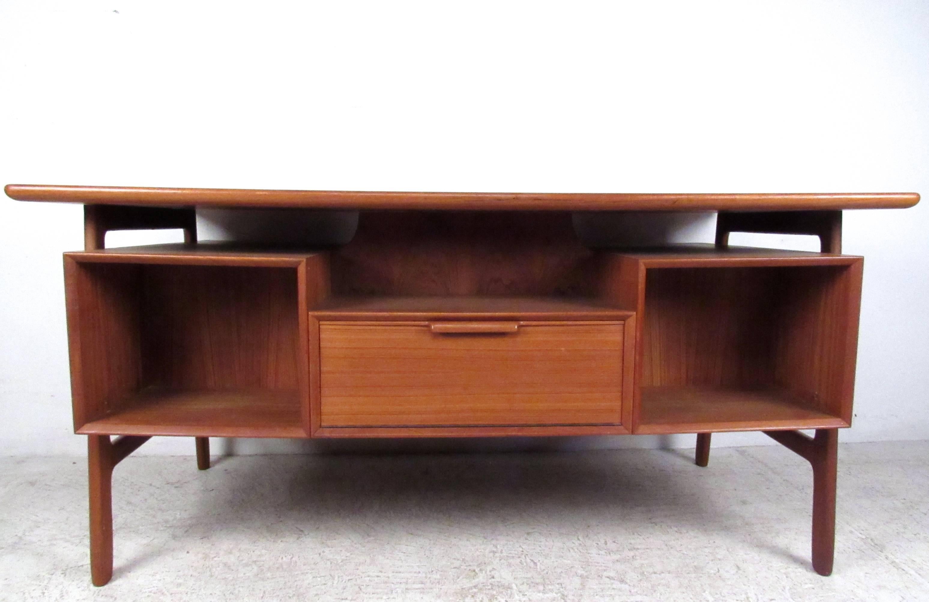 Mid-20th Century Mid-Century Danish Teak Desk by Oman Junior