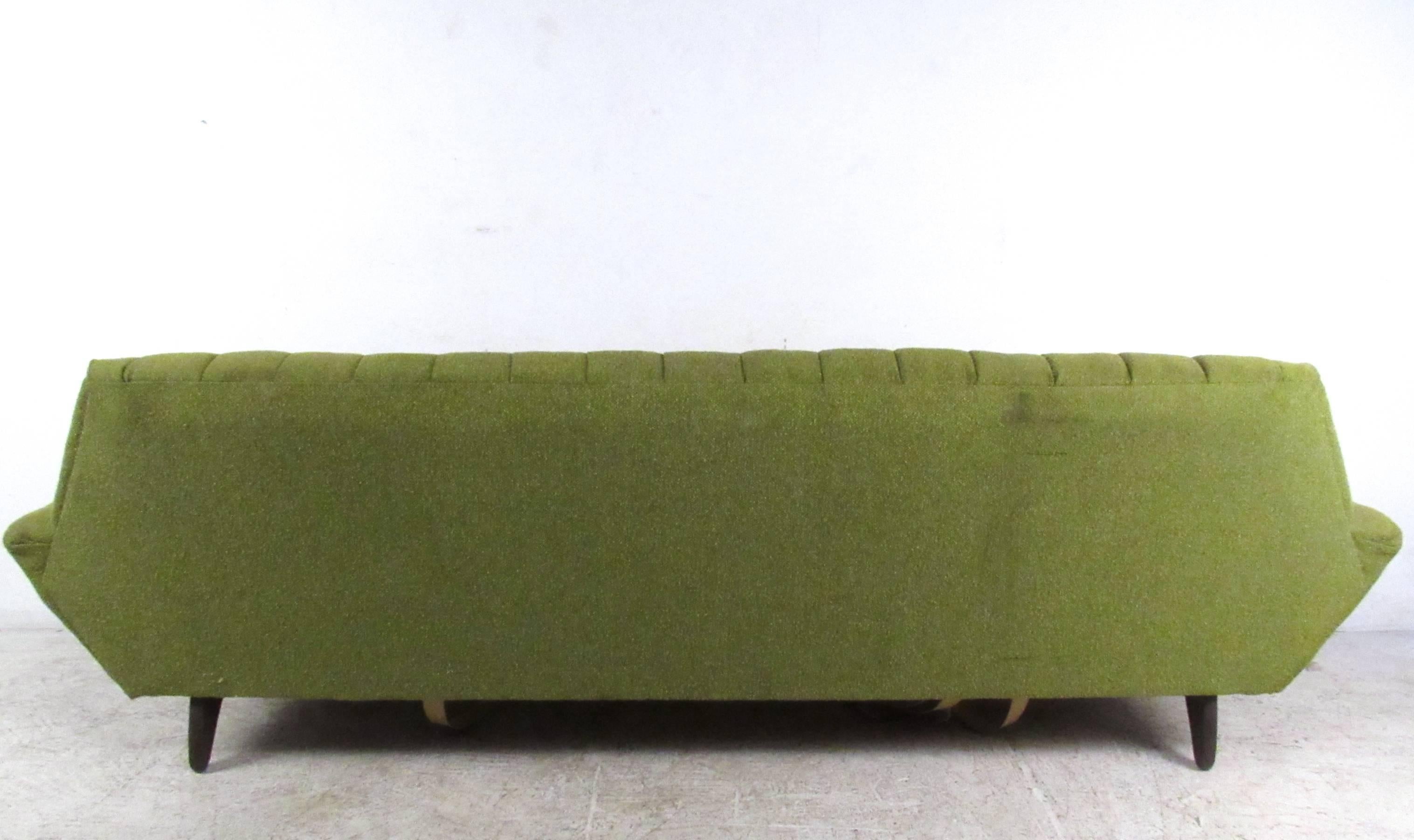 Impressive Mid-Century Modern Sofa by Adrian Pearsall In Good Condition In Brooklyn, NY