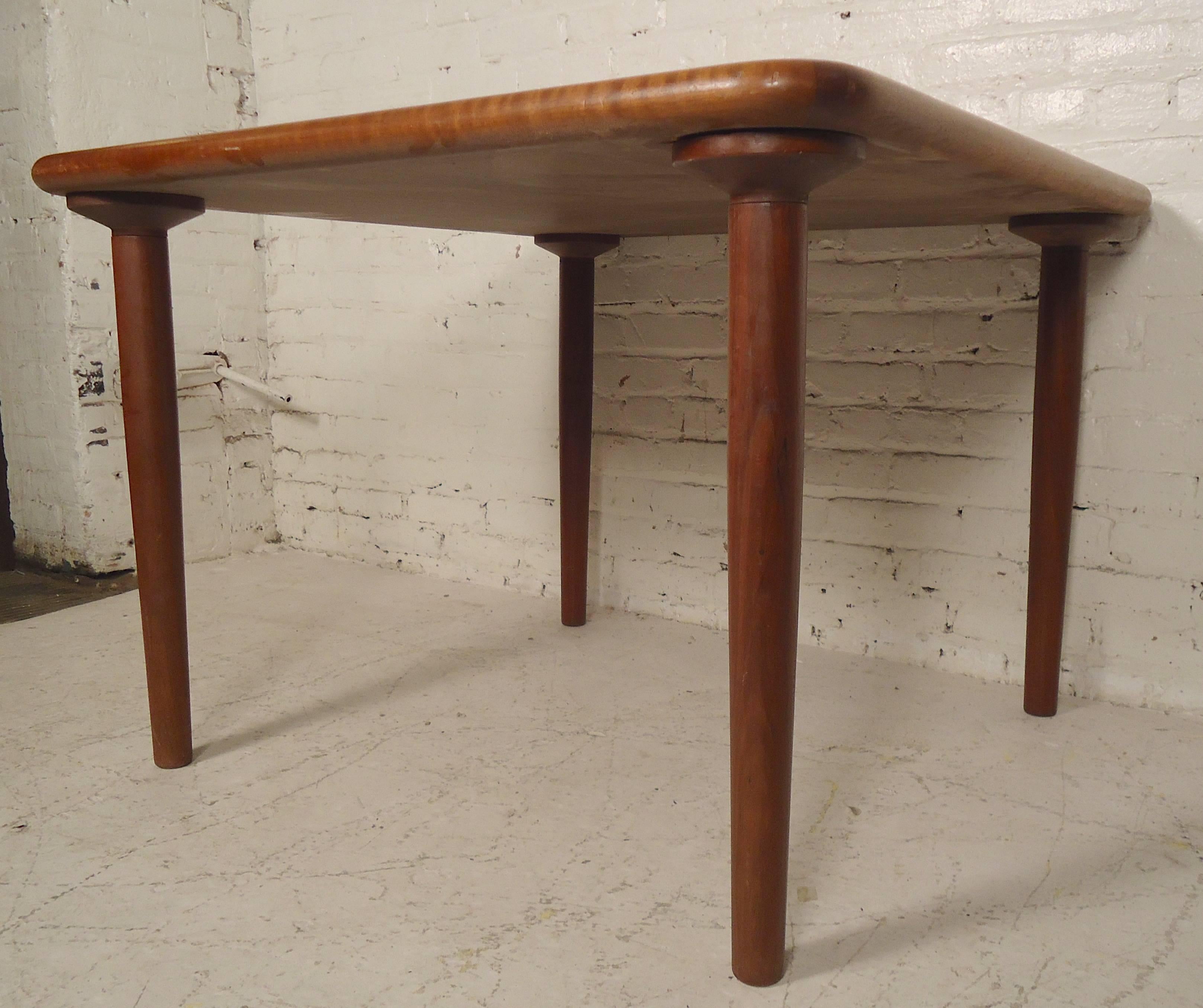 Mid-Century Modern Teak Dining Table by Knoll