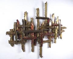 Brutalistische Mid-Century-Wandkunst von Tom Greene