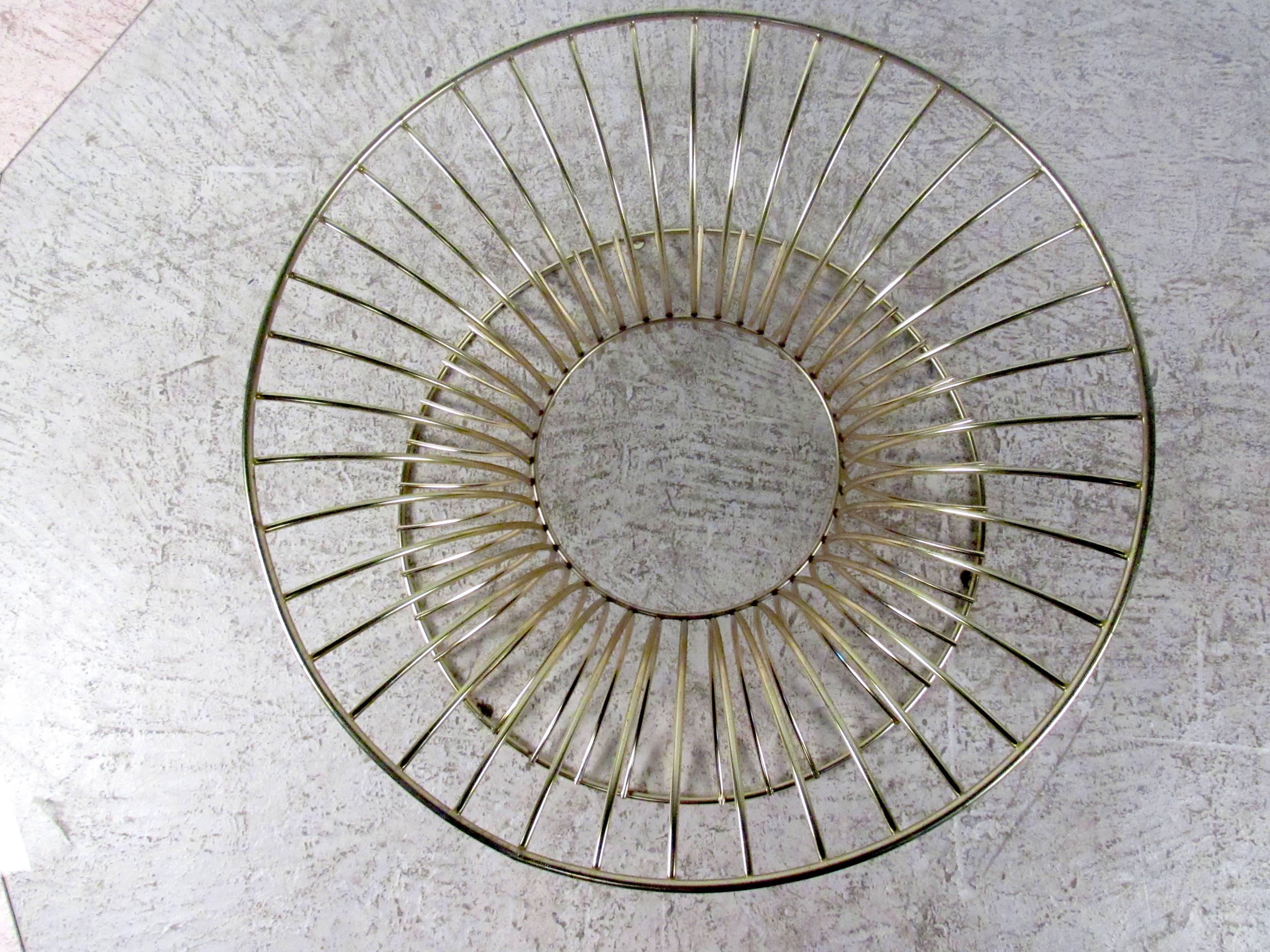 Mid-20th Century Mid-Century Platner Style Coffee Table For Sale