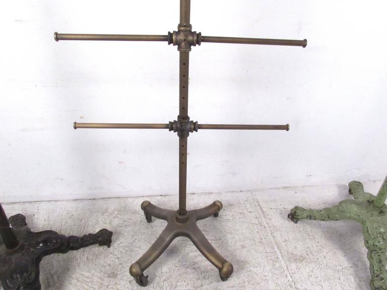 Unique Selection of Industrial Vintage Storefront Clothing Racks For Sale at 1stdibs
