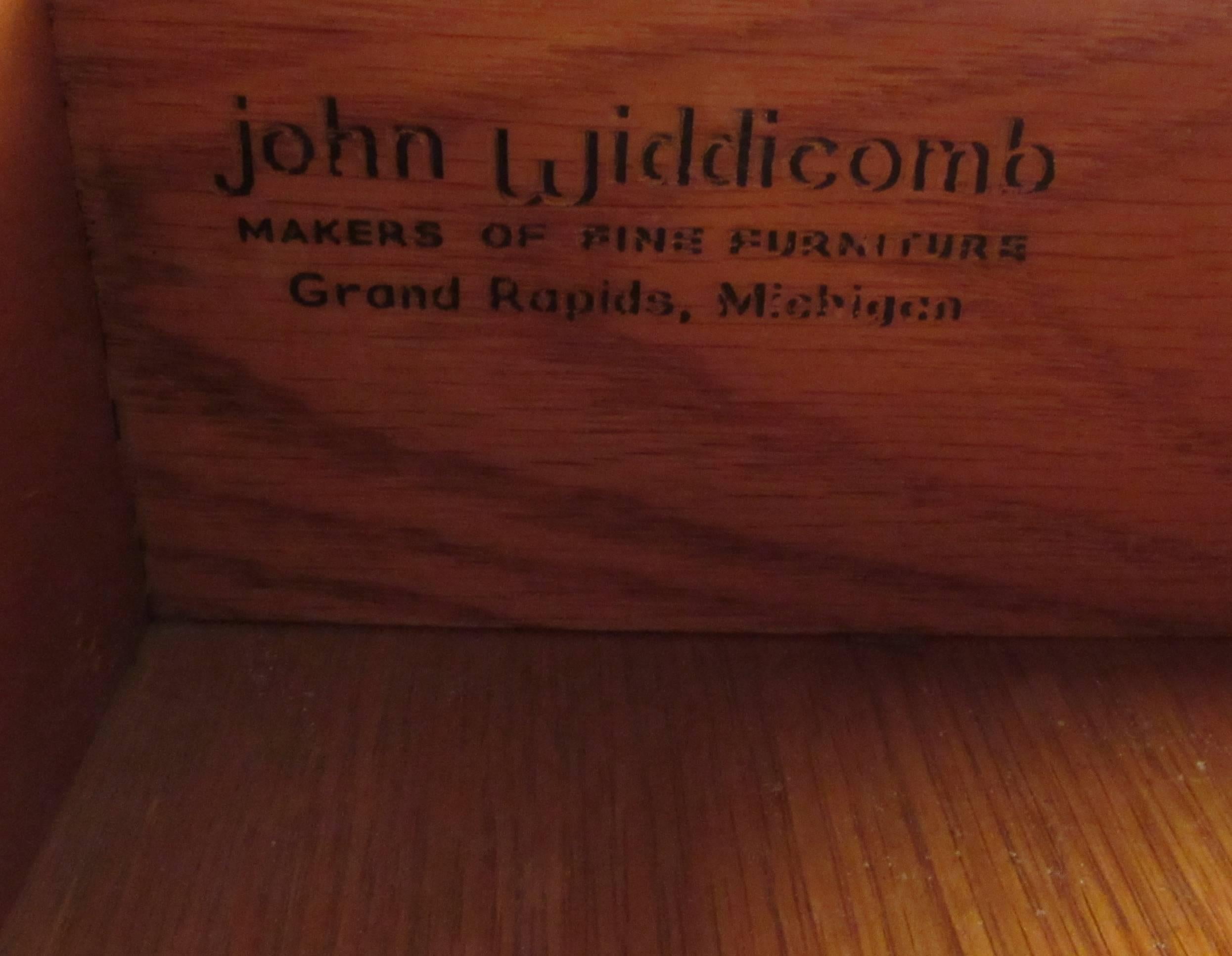 Unique Mid-Century Modern Highboy Dresser by John Widdicomb 1