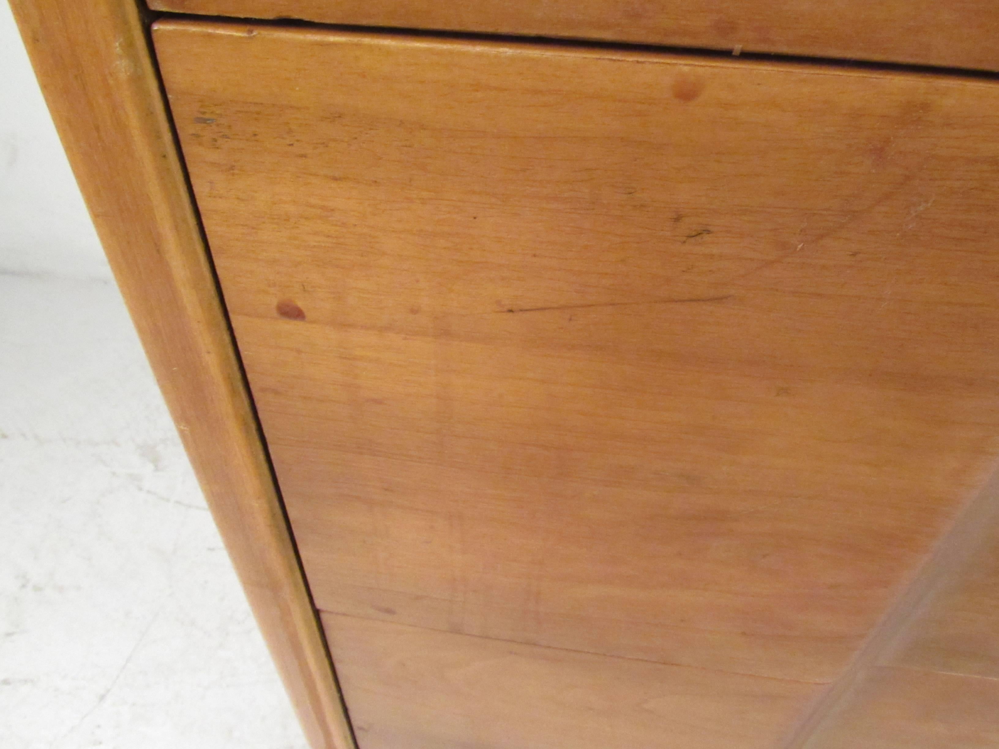 Unique Mid-Century Modern Highboy Dresser by John Widdicomb 2