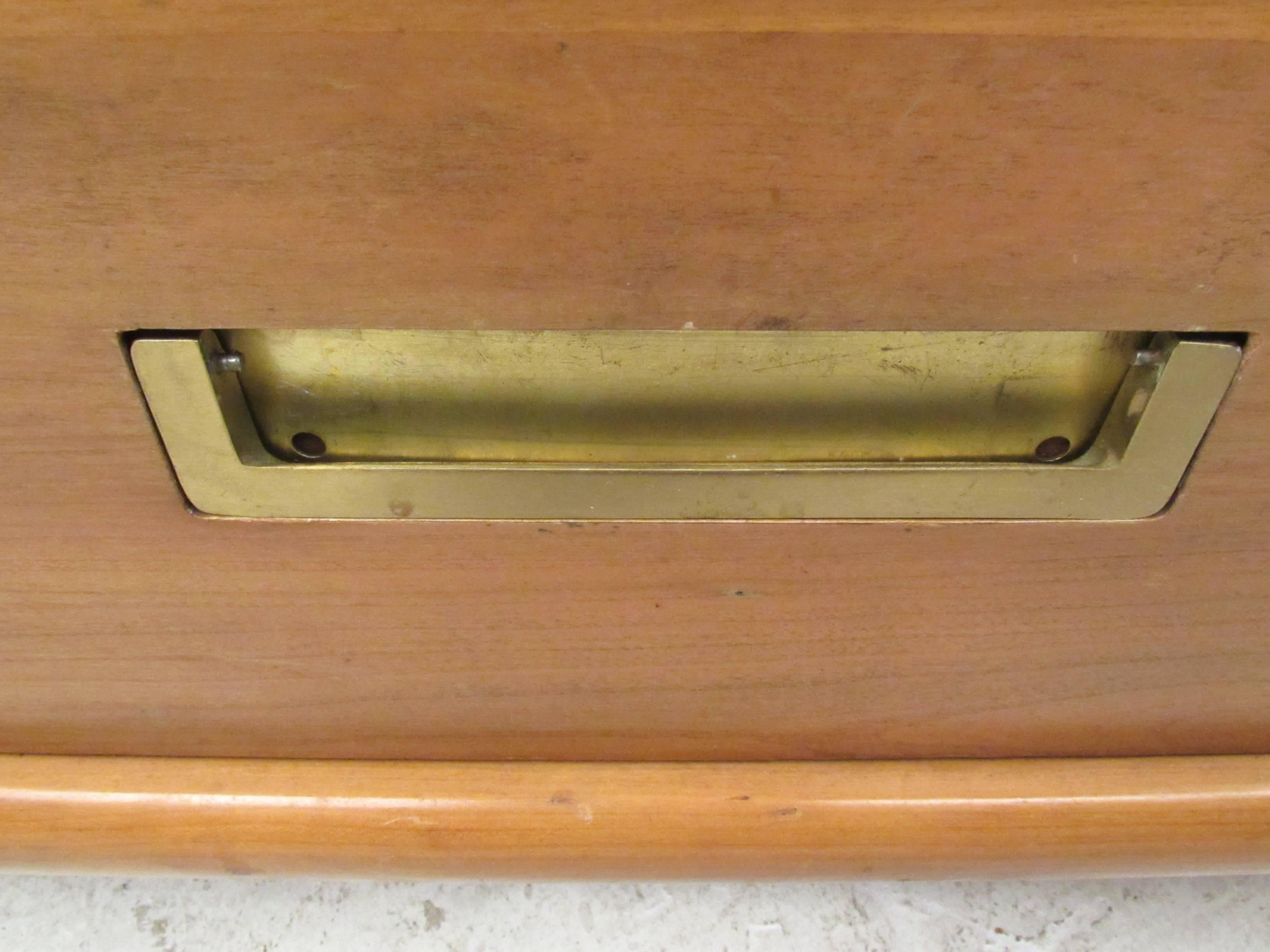 Unique Mid-Century Modern Highboy Dresser by John Widdicomb 3
