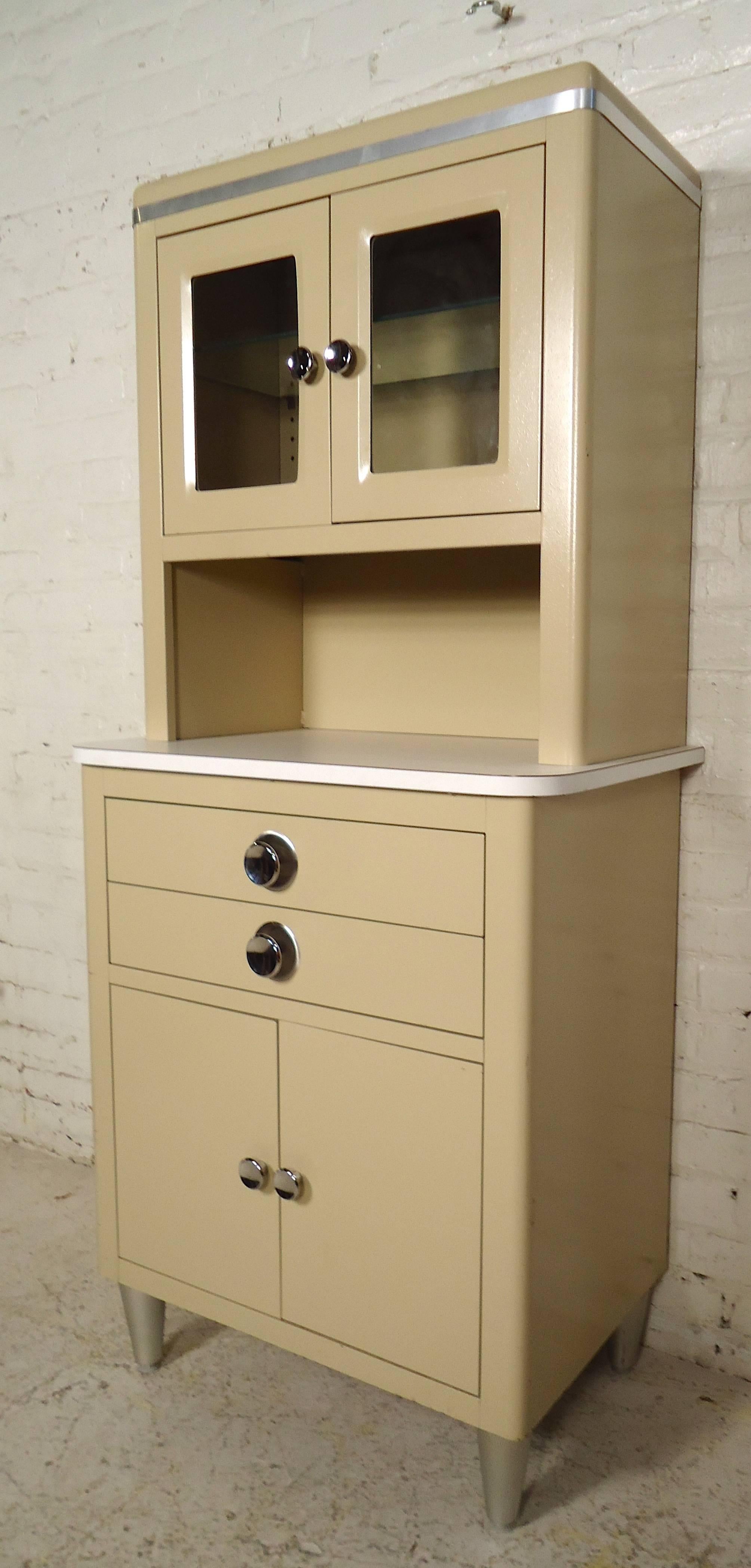 Tall Vintage Medical Cabinet In Good Condition In Brooklyn, NY