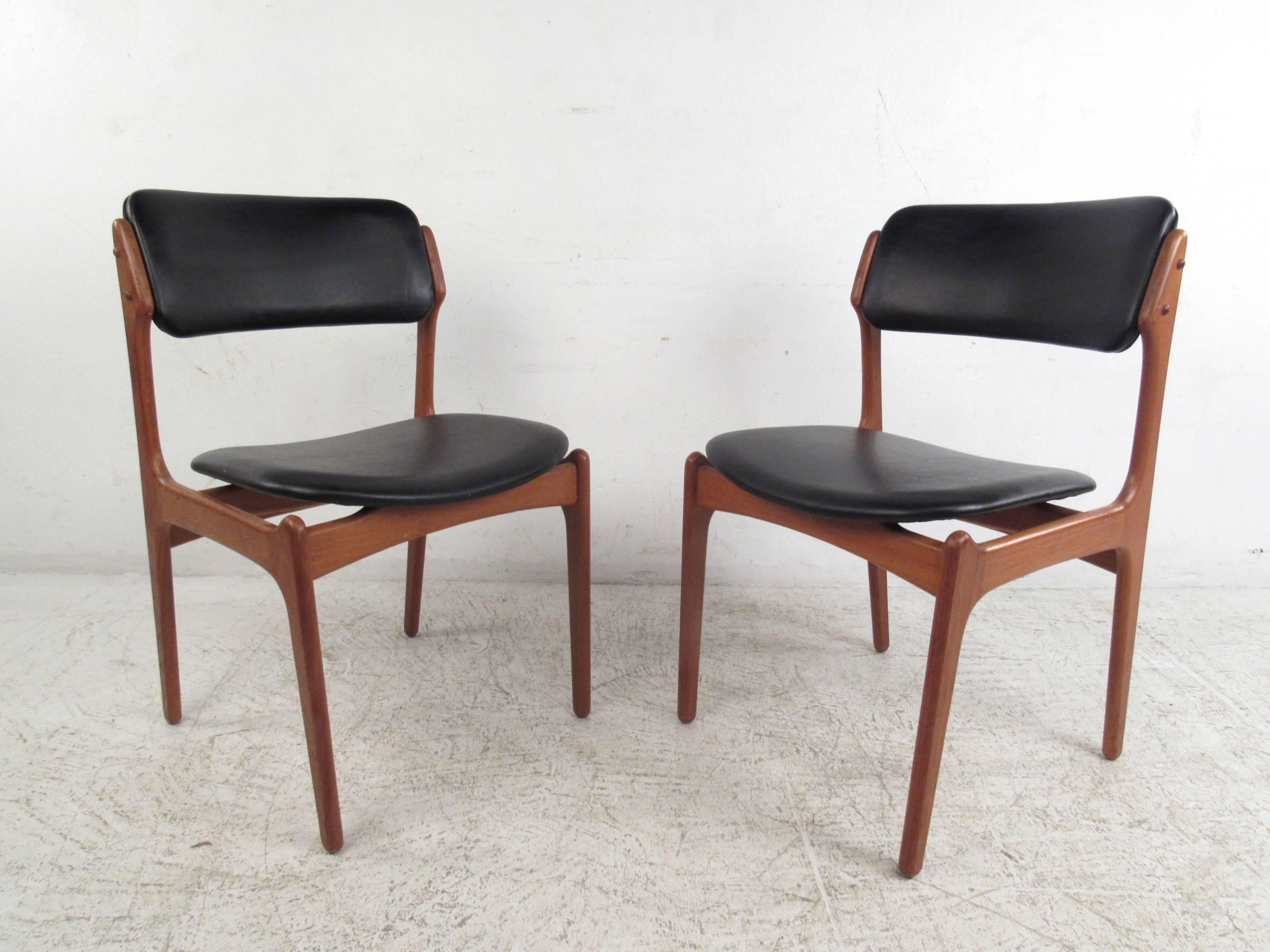danish dining chairs vintage